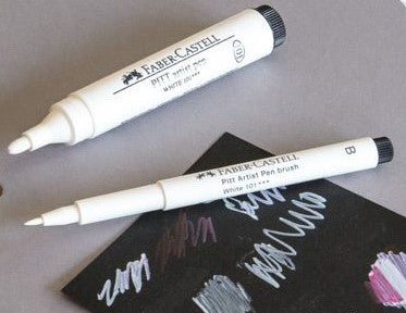 Faber-Castell Pitt Artist Pens White
