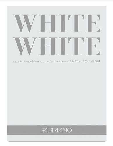 Fabriano White White Paper Pads