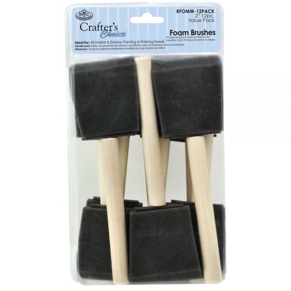 Royal Langnickel - Foam Brush Set of 12x2inch
