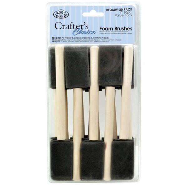 Royal Langnickel - Foam Brush Set of 20x1inch