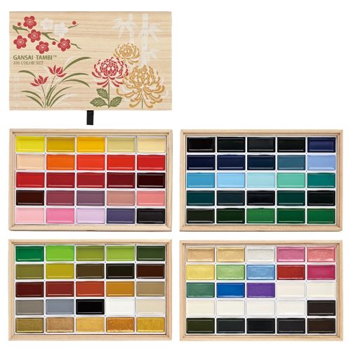 Kuretake Gansai Tambi 100 Pan Watercolour Anniversary Set