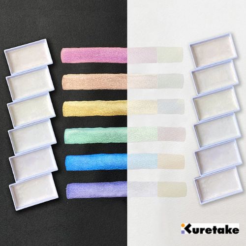 Kuretake Gansai Tambi Opal 6 Pan Watercolour Set