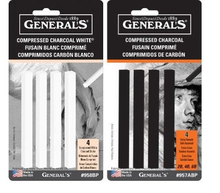 General's Compressed Charcoal Sticks