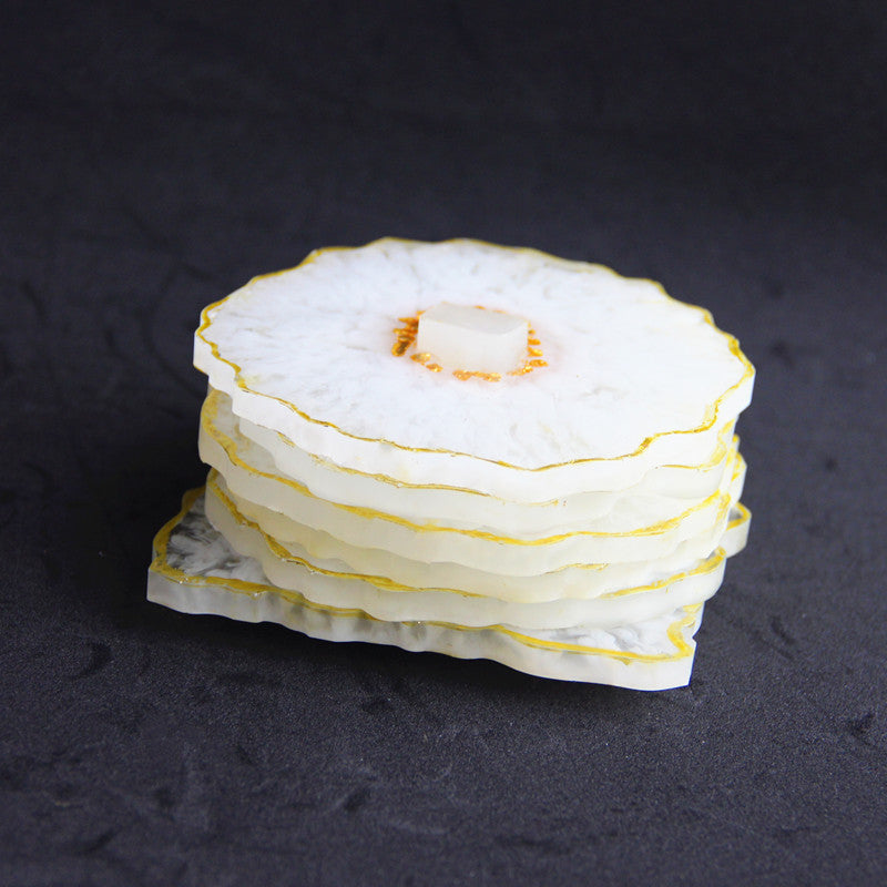 MAD DIY Geode Coaster Mold with Holder #114