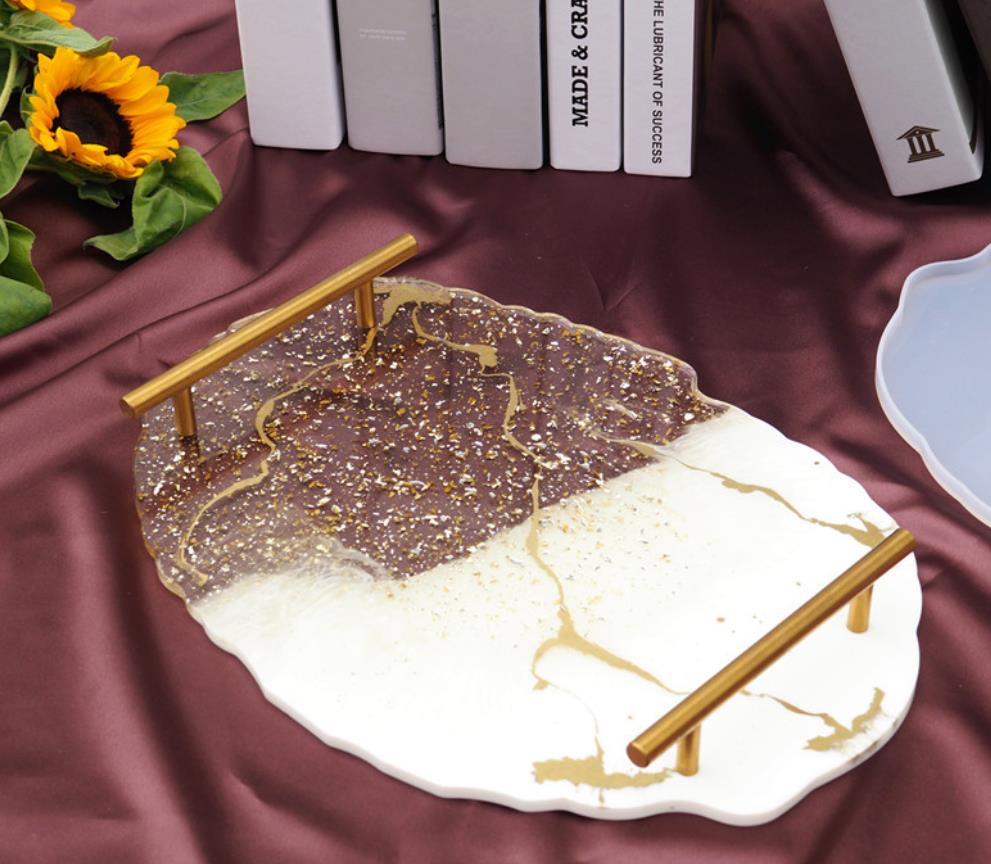 MAD Oval Geode Serving Tray Mould #145