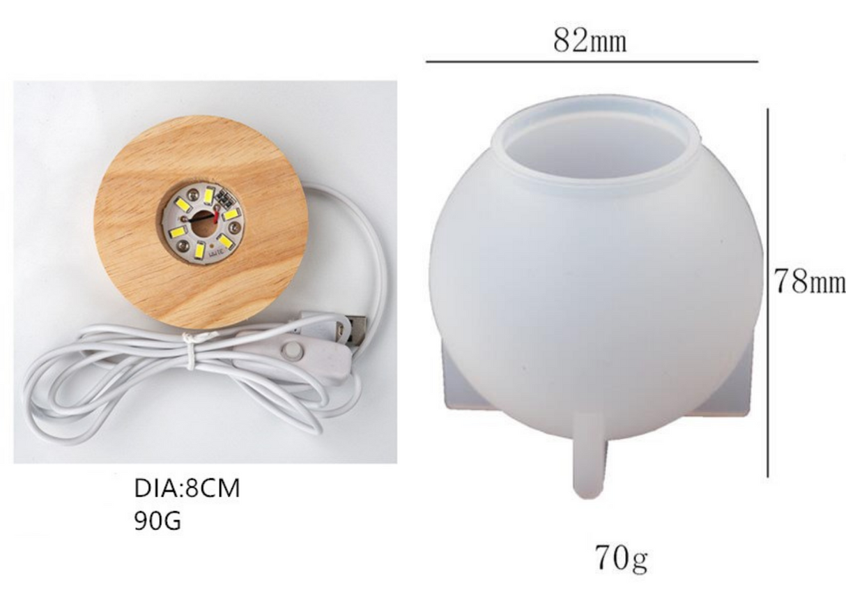 MAD Globe Resin Moulds #129