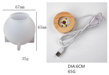 MAD Globe Resin Moulds #129