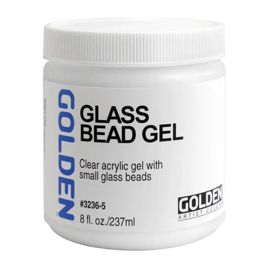 Golden Glass Bead Gel