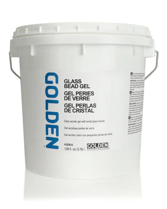 Golden Glass Bead Gel