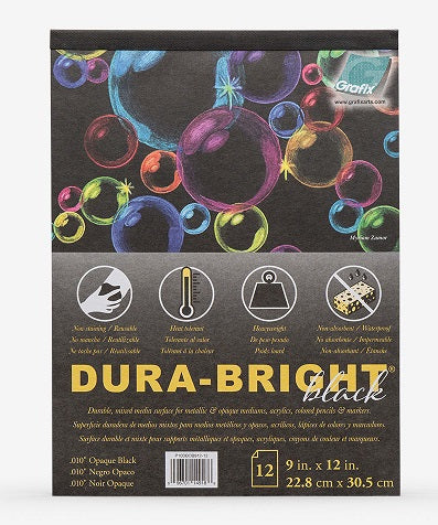 Dura Bright Black A4 Pad