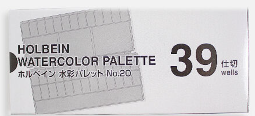 Holbein Metal Watercolour Palette 39 wells #20