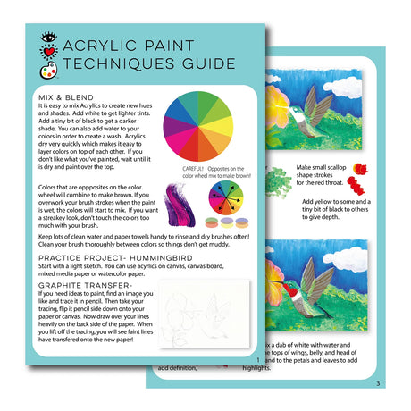 I Heart Art Acrylic Paint Tubes Set