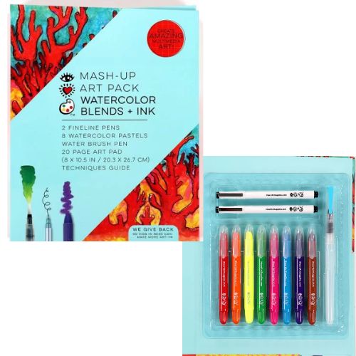 I Heart Art Watercolour Blends & Ink Mash Up Pack