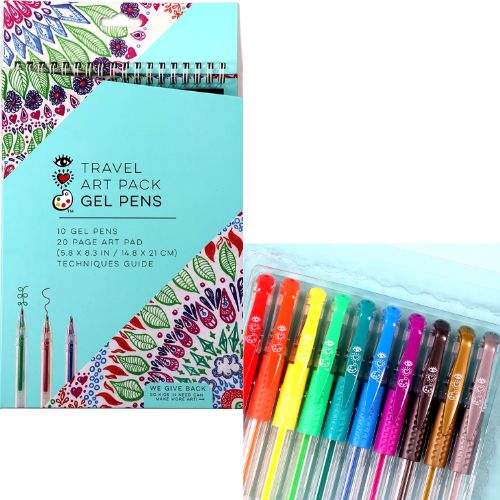 I Heart Art Gel Pens Travel Set