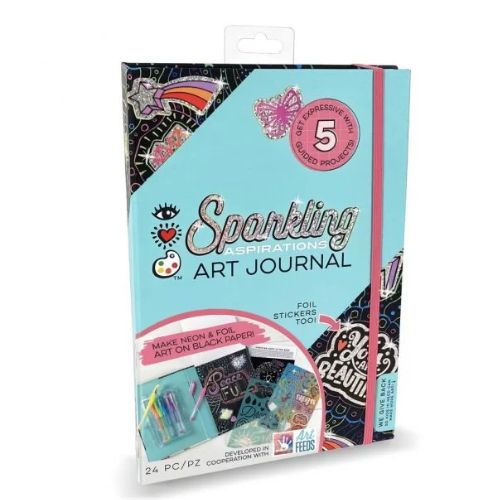 I Heart Art Sparkling Art Journal