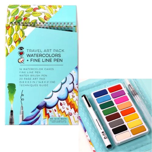 I Heart Art Watercolour Travel Set