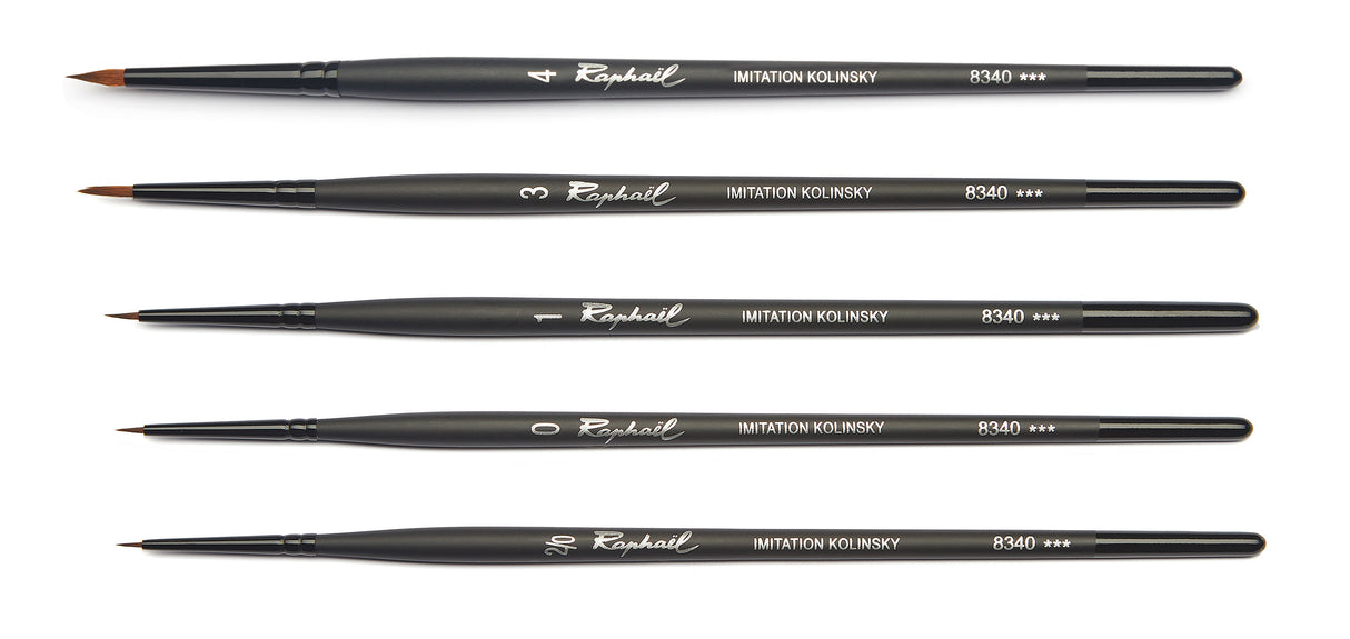 Raphael Stradivarius Synthetic Kolinsky Brushes - 8340 Spotter