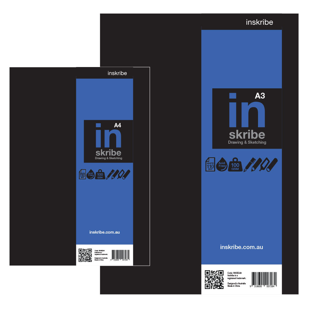Inskribe Hardbound Sketchbooks 100gsm