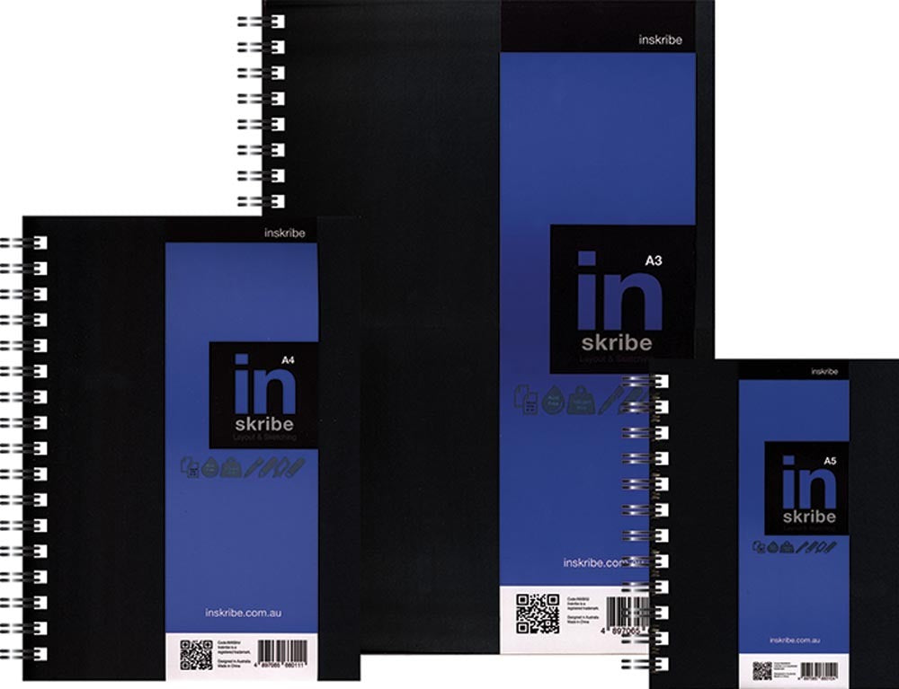 Inskribe Wirebound Sketchbooks 100gsm