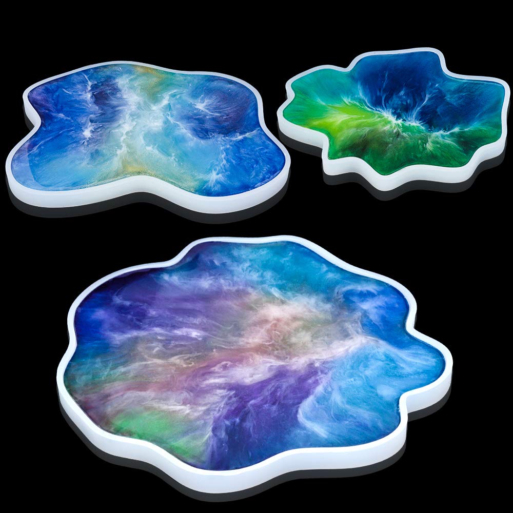 MAD Irregular Coaster Resin Molds #002