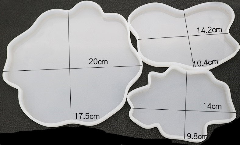 MAD Irregular Coaster Resin Molds #002