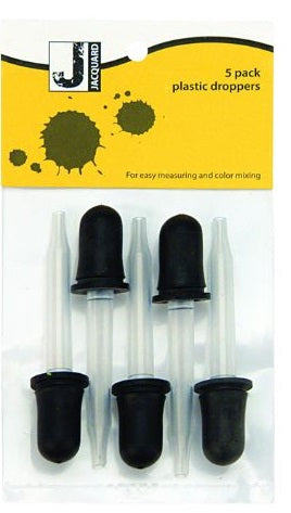 Jacquard Plastic Dropper 5Pk