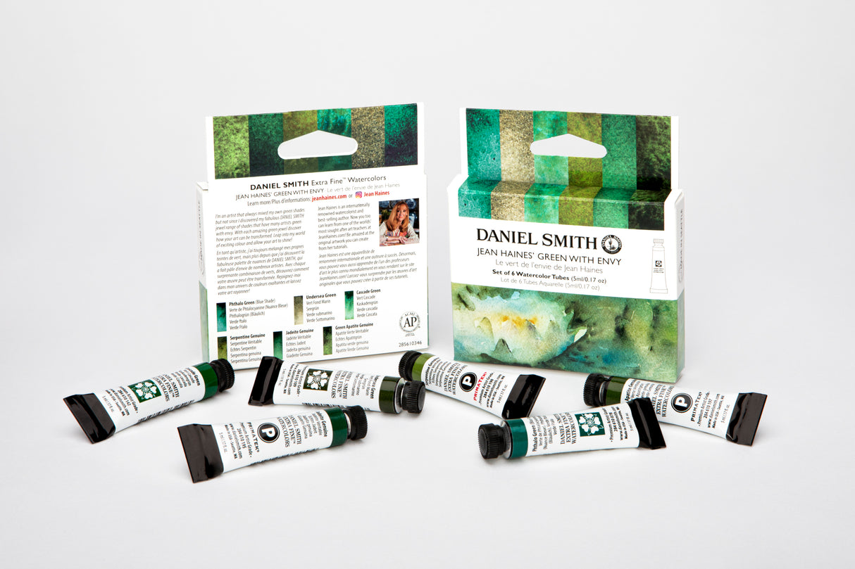 Daniel Smith - Jean Haines Green with Envy Set 6x5ml Tubes