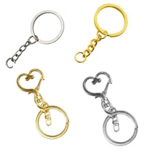 Gold & Silver Keyrings