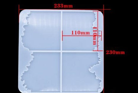 MAD Large Resin Coaster Molds #059