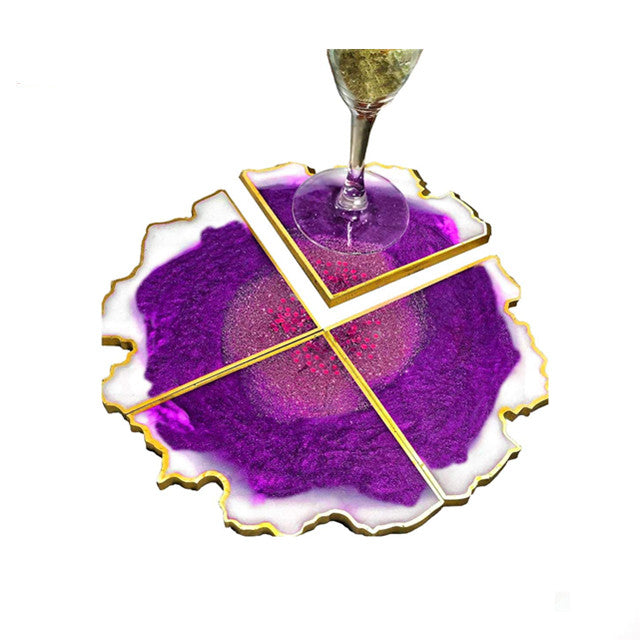 MAD Large Round Coaster Mold #041