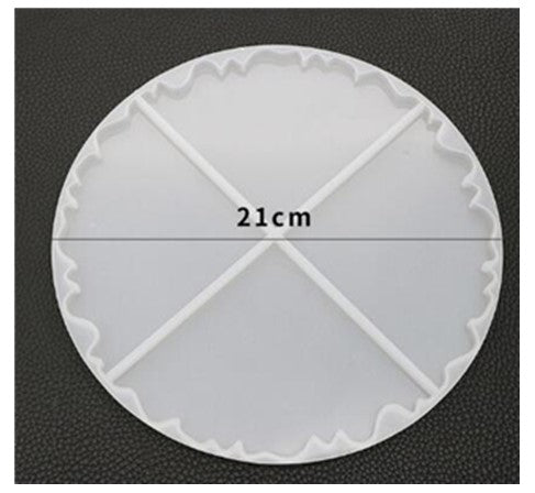 MAD Large Round Coaster Mold #041