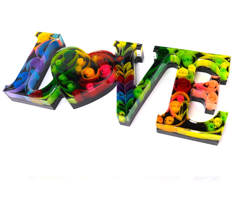 MAD Love Sign Mold #038