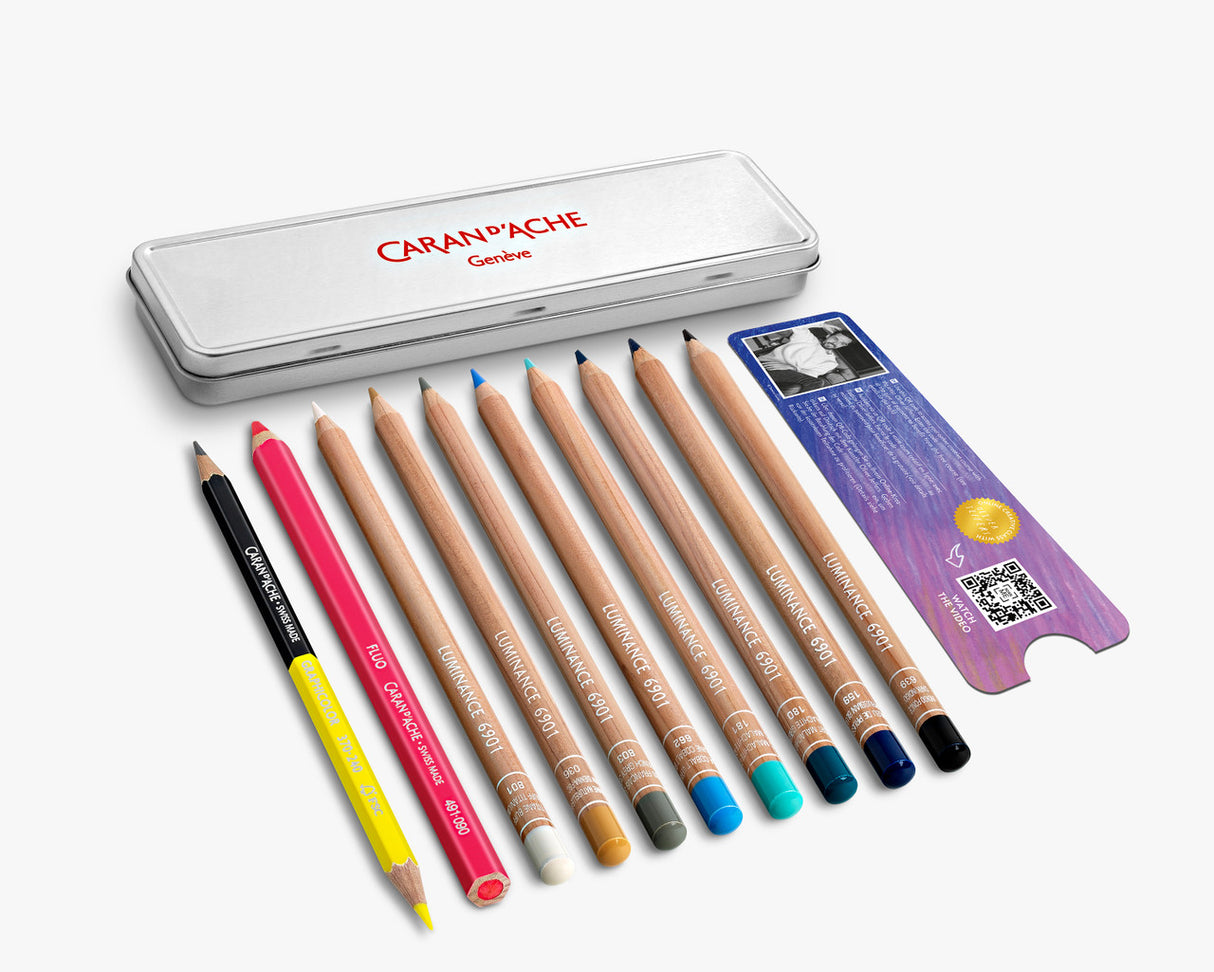 Caran d'Ache Luminance Creative Set - Oliver Jeffers 10 Piece