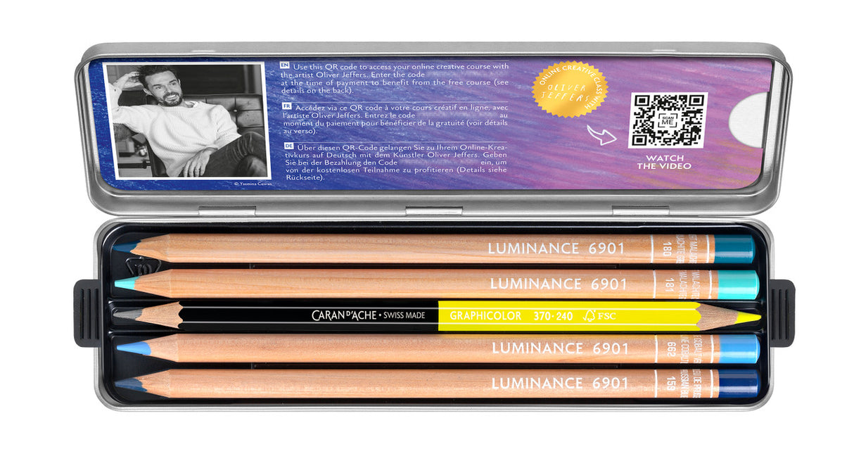 Caran d'Ache Luminance Creative Set - Oliver Jeffers 10 Piece