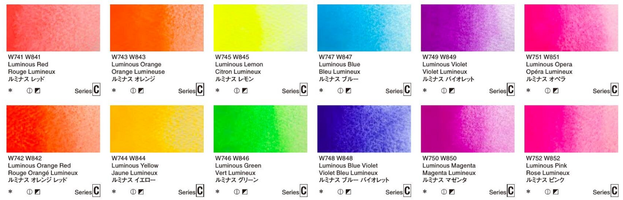 Holbein Artists' Watercolor Luminous Colors 15ml