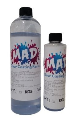 MAD Clear Casting Resin (3:1 Ratio Mix)