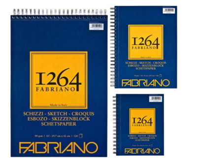 Fabriano 1264 Spiral Sketch Pads