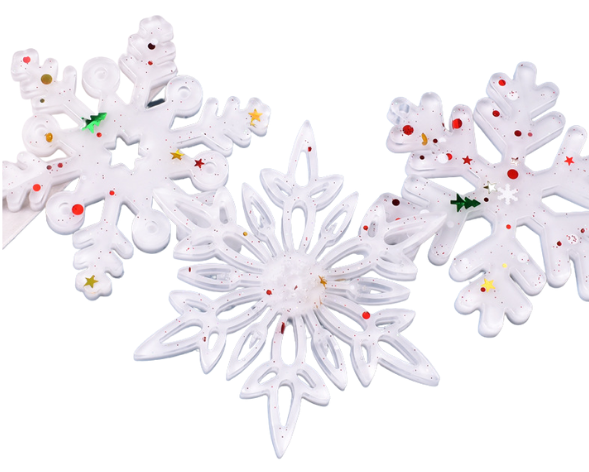 MAD 3 Snowflakes Resin Mould