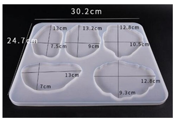 MAD Geode Coaster Mold #049