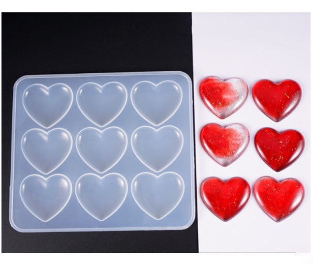 MAD Heart Resin Casting Molds #076