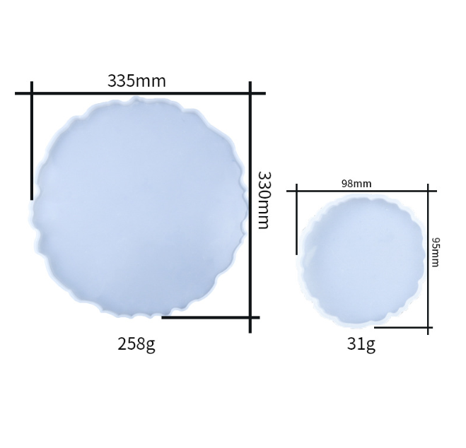 MAD Round Wavy Tray Moulds #086