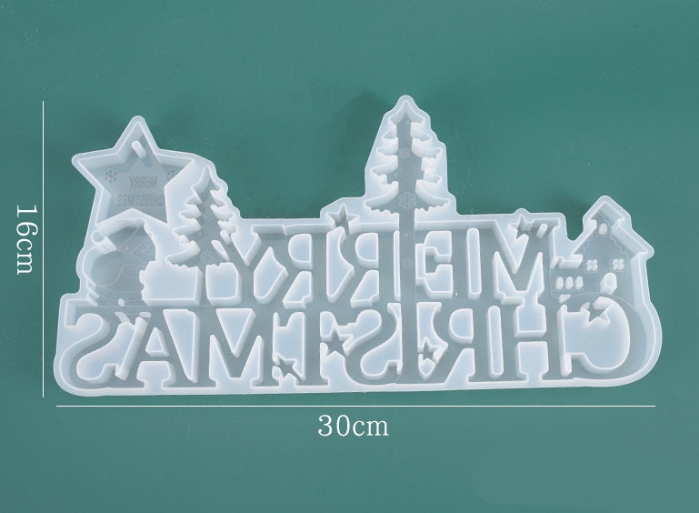 MAD Merry Christmas Sign Mold (V2) #081