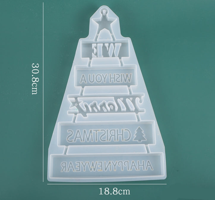 MAD Merry Christmas Tree Mold #079