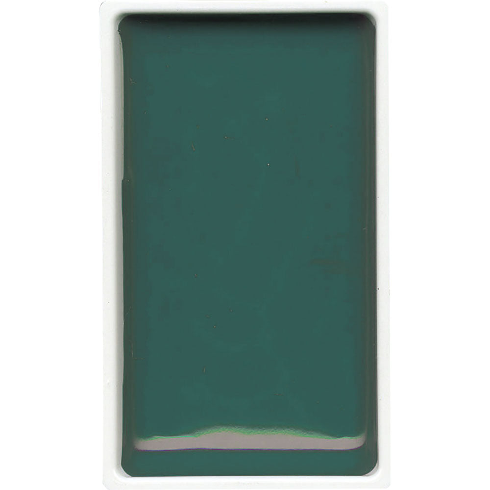 Kuretake Gansai Tambi Individual Pans - Color - 502 Billiard Green
