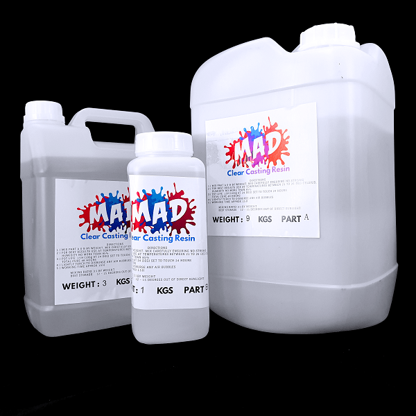 MAD Clear Casting Resin (3:1 Ratio Mix)