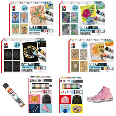Marabu Dot Painting Pen Sets