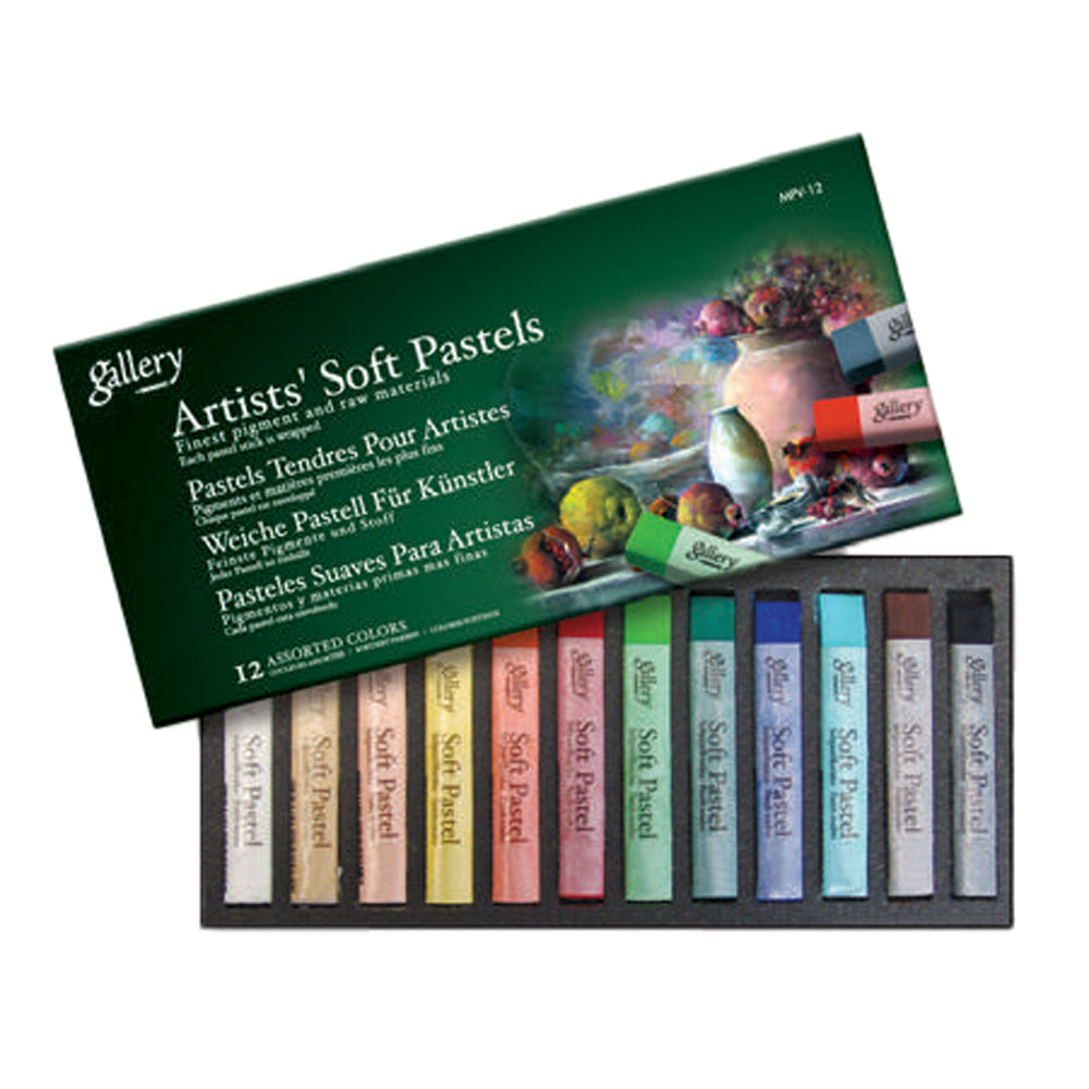 Mungyo Gallery Artist' Soft Pastels Set 12 Assorted