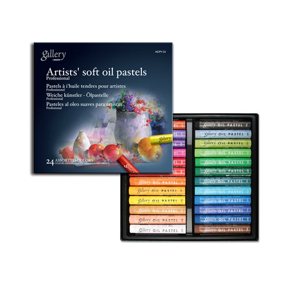 Mungyo Gallery Artist' Soft Oil Pastels Set 24