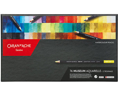 Caran d'Ache Museum Aquarelle Set of 76 + 2 Technalo - 3510.376