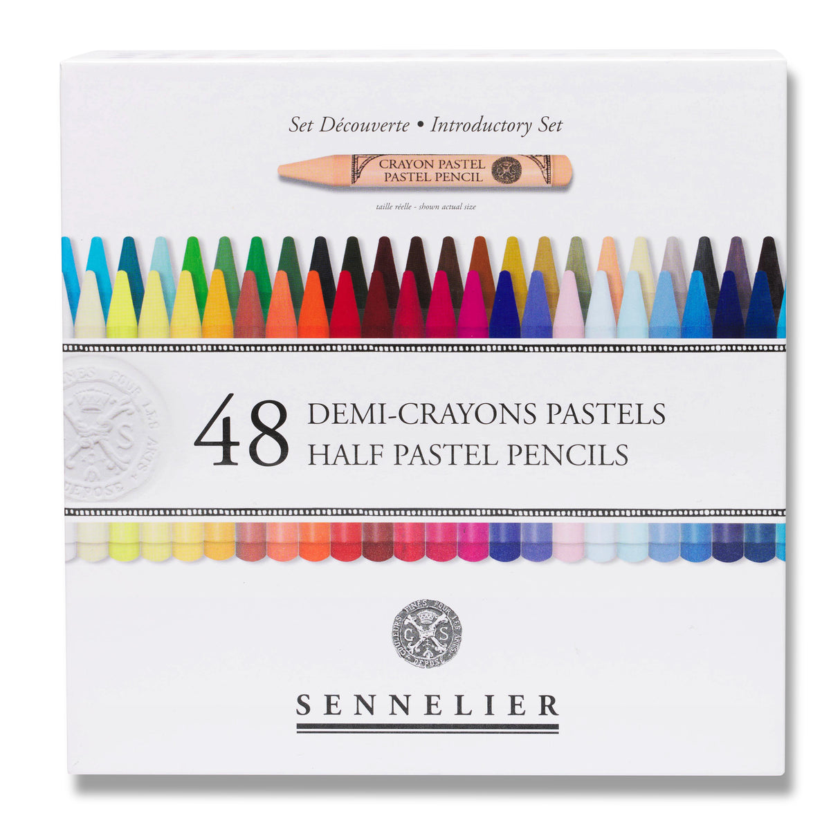 Sennelier Pastel Pencil Set 48 Assorted Half Length - On Back Order